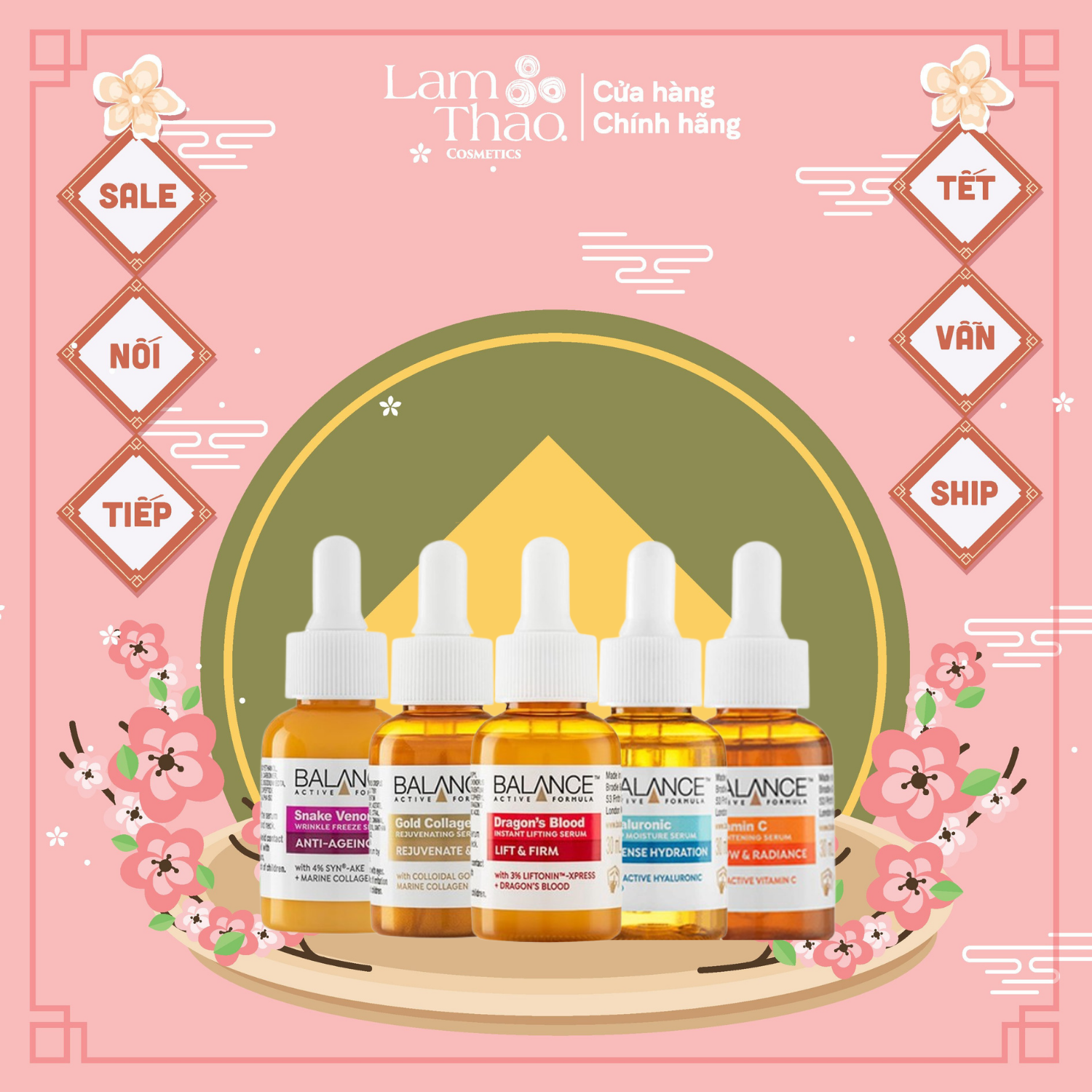 Tinh Chất Dưỡng Da Balance Active Formula Serum Mẫu Mới 30ml