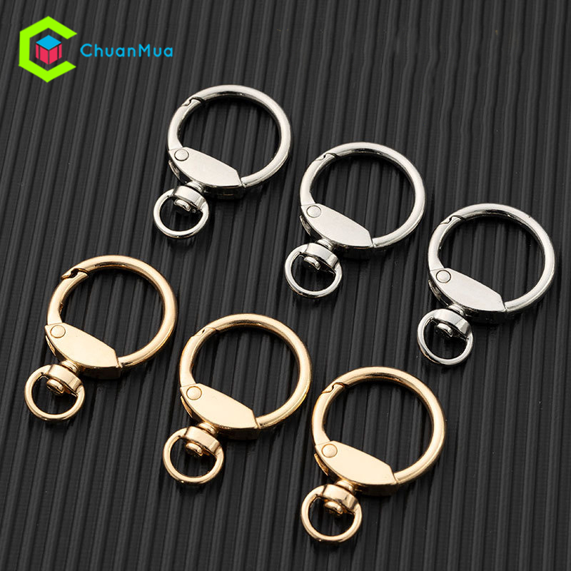 [HCM] Móc Khóa Carabiner Kim Loại Hình Tròn Khoen Gài Mini Keychain Ring ( Móc Chùm Chìa Khóa, Đa Năng, Vòng Móc Khóa, Khoen Móc Khóa... )