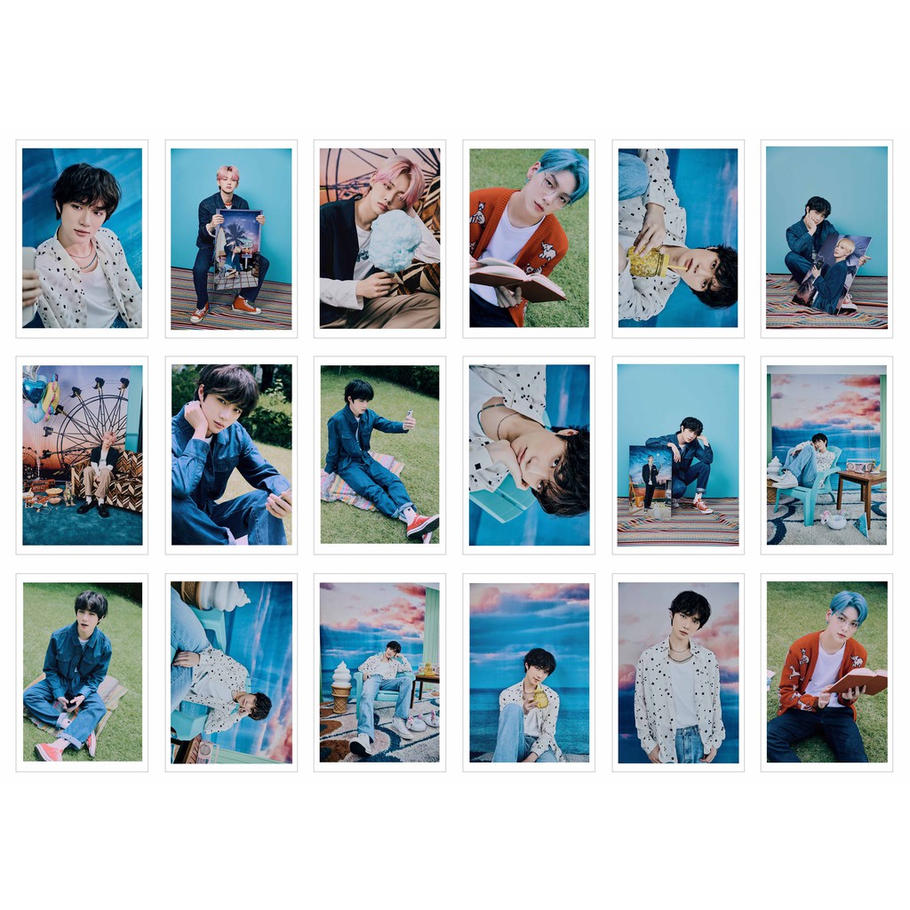 Lomo card 54 ảnh txt - blue hour