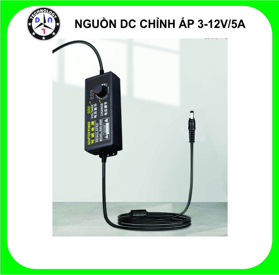 NGUỒN DC CHỈNH ÁP 0-12V-5A