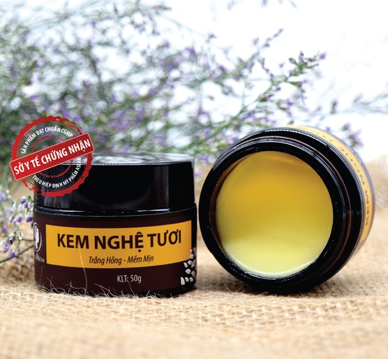 Kem dưỡng da mặt nghệ tươi cho bà bầu