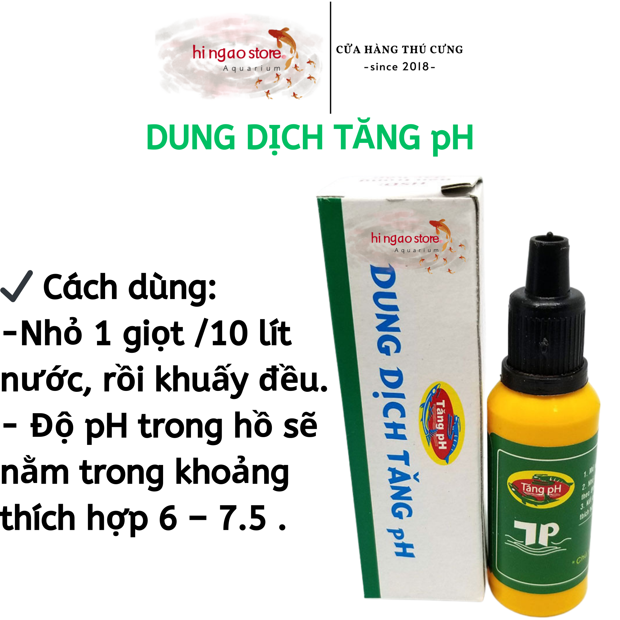 Solution pH meter & solution Rose/lower the pH-accessories aquarium | hingaostore.