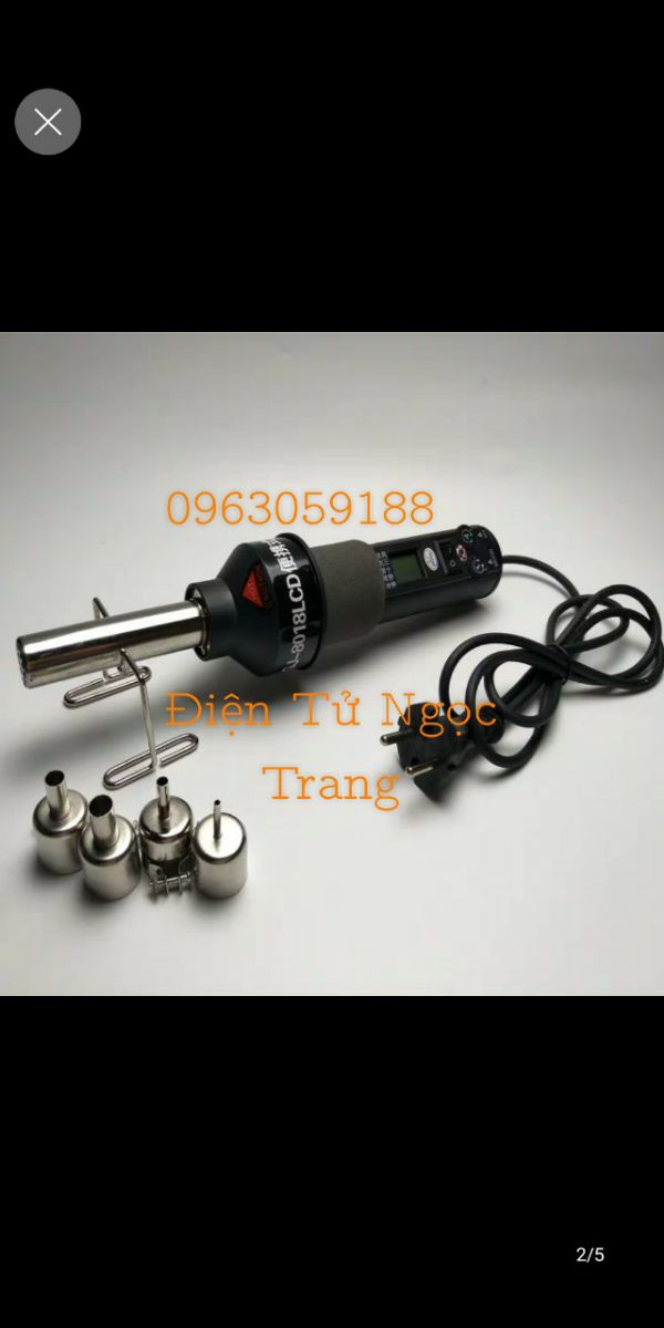 Máy Khò Cầm Tay 8018 LCD