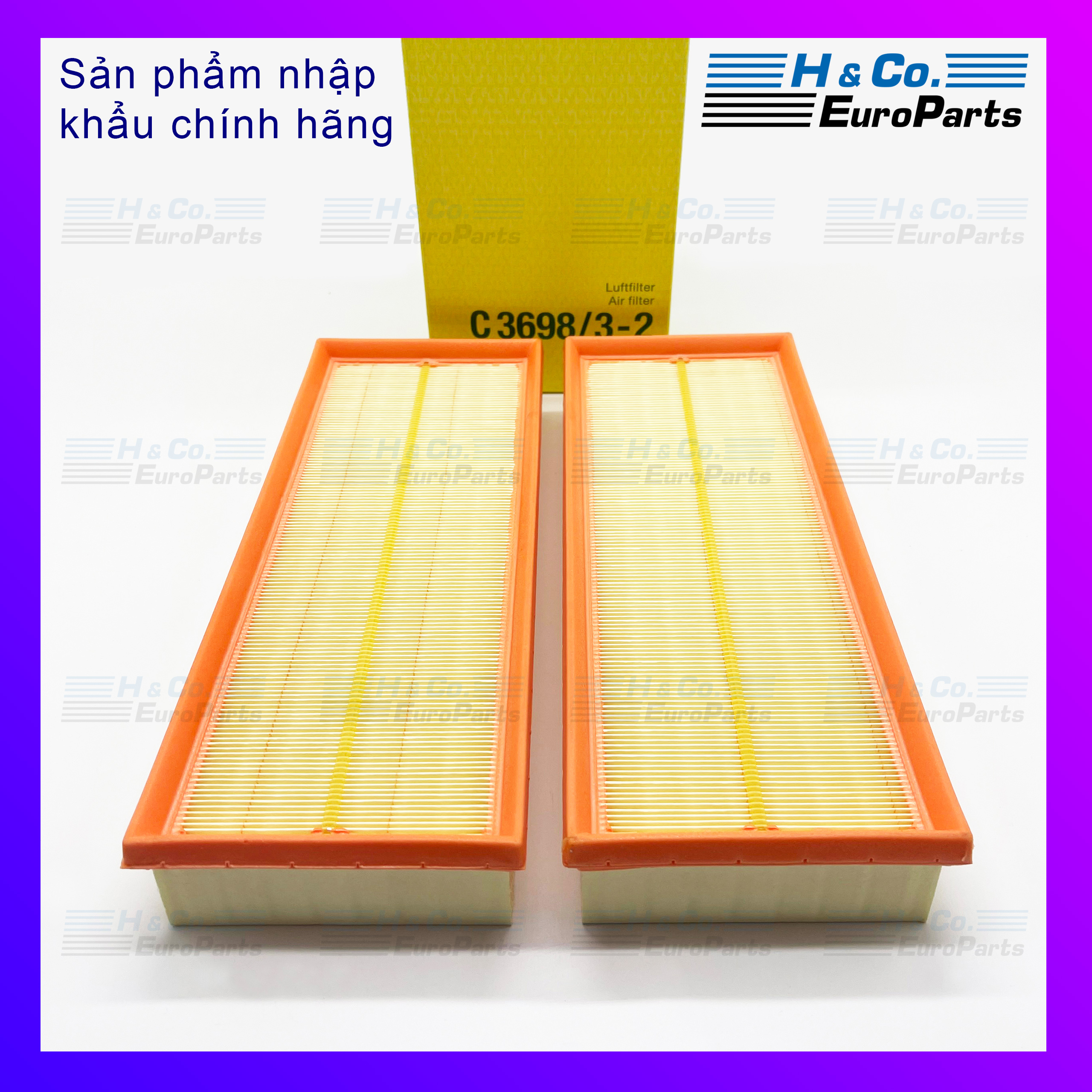 Lọc gió động cơ mercedes c230, c240, c250, c280, c300 , e250, e300, e350, e500 , g-class , glk280, glk300, glk350 , s-class . hàng cao cấp hãng mann, c3698/3-2, 2730940204