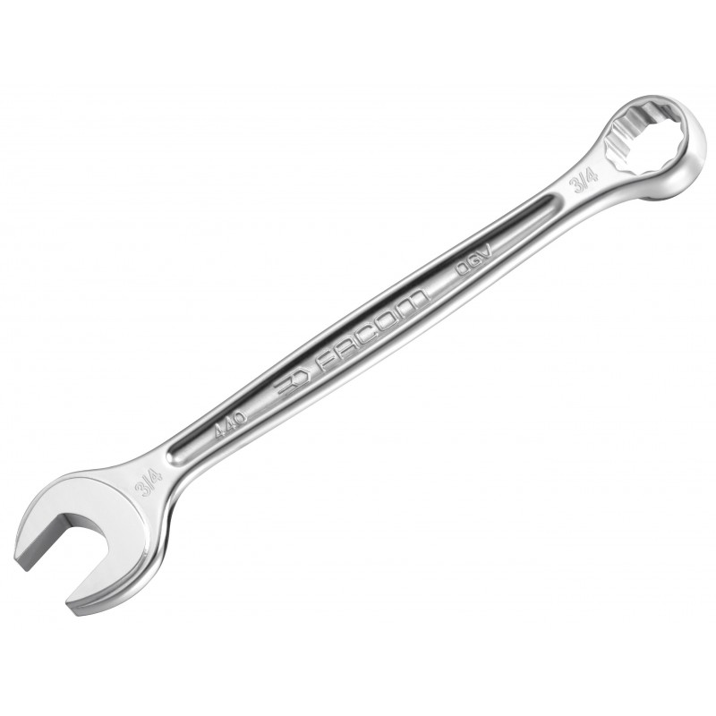Cờ lê đầu tròng, đầu mở 10mm Pháp Facom 440.10