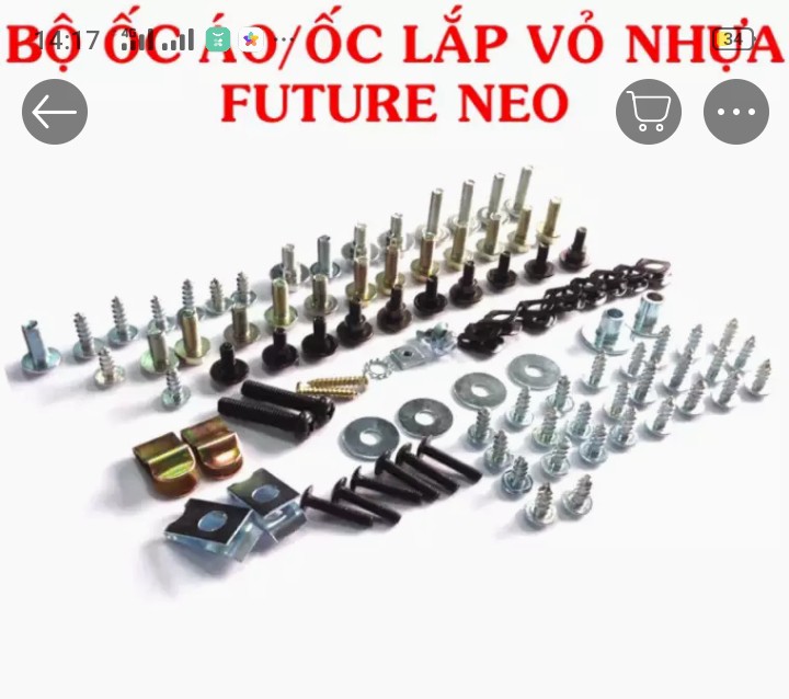 Bộ ốc áo xe Future Neo