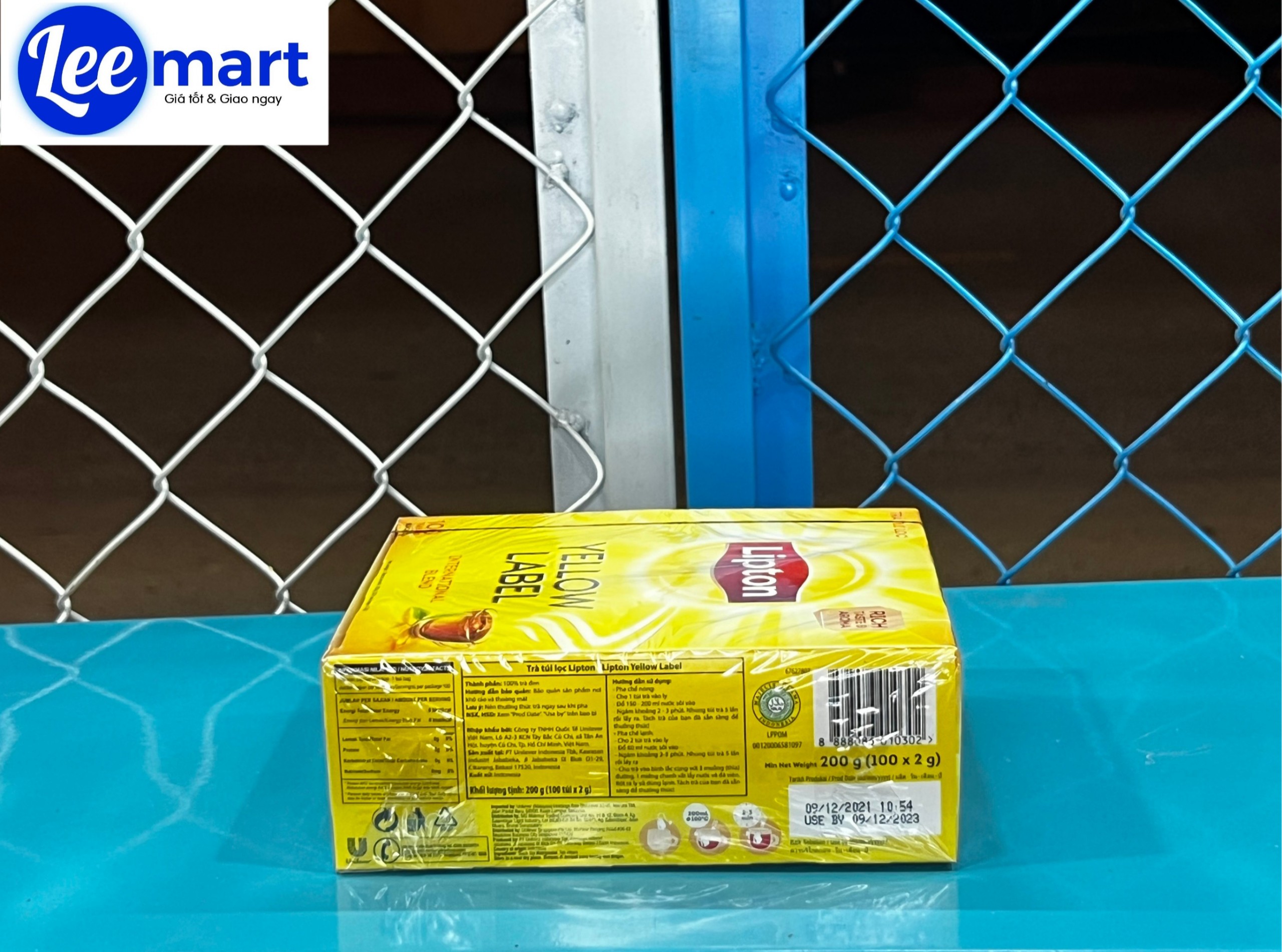 Trà Lipton túi lọc nhãn vàng 200g (100 gói x 2g)