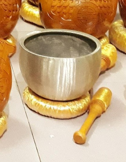 Chuông đồng phôi 3 tay (Đk=20cm)