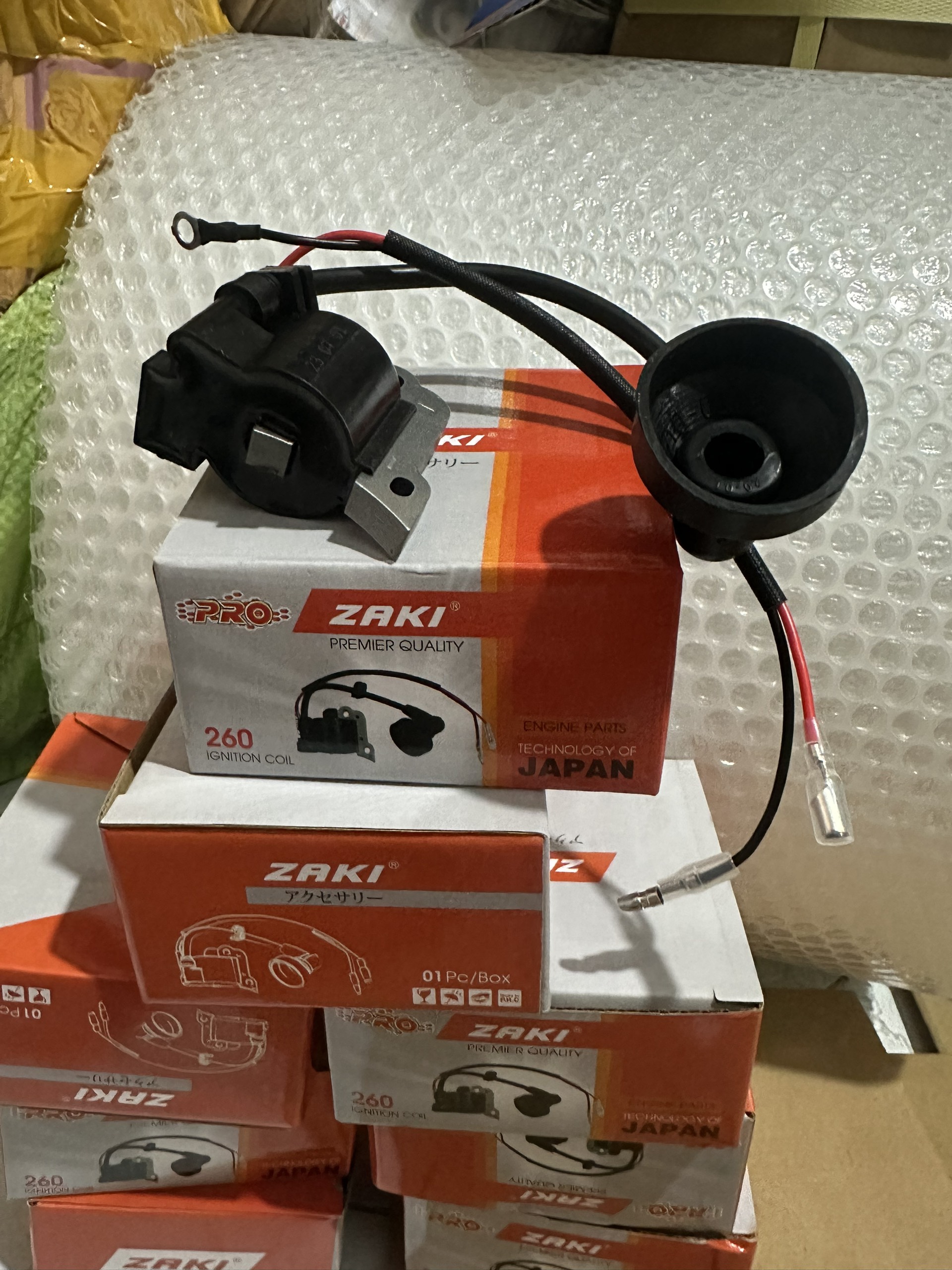 ( AIPU - TỐT) MOBIN ( IC) ĐÁNH LỬA DÙNG CHO MÁY CẮT CỎ 260. 1 CHÂN.