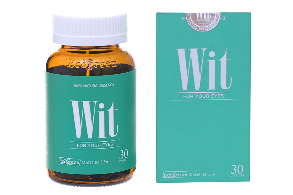 [HCM]Viên Uống Bổ Mắt Wit - Nhập Khẩu Từ Mỹ (30 Viên)