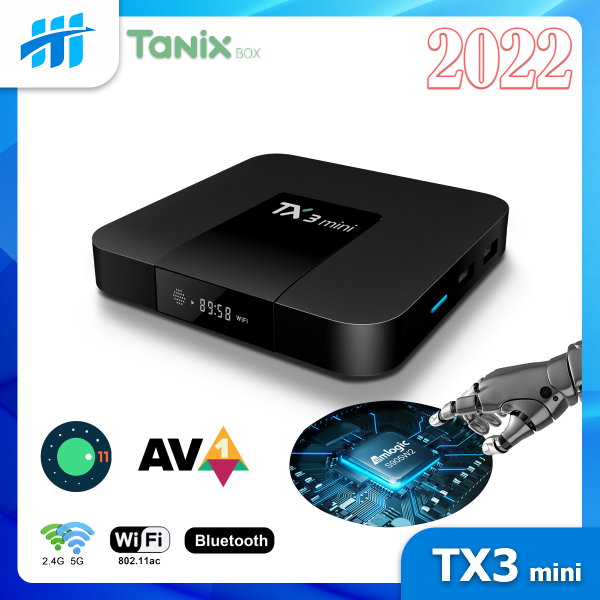 Android TV Box TX3 mini Plus 2022 - AndroidTV 11, Amlogic S905W2, Ram 2GB, Bộ nhớ trong 16GB