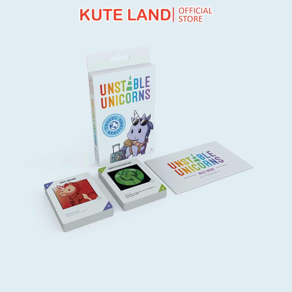 Thẻ Bài Board Game Travel Edition Unicorns Thú Vị Phiên Bản 2
