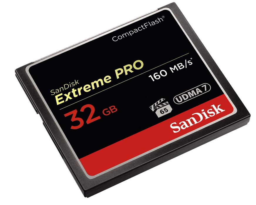 Thẻ nhớ CF Sandisk 32GB Extreme Pro 1067X New (160 Mb/s)
