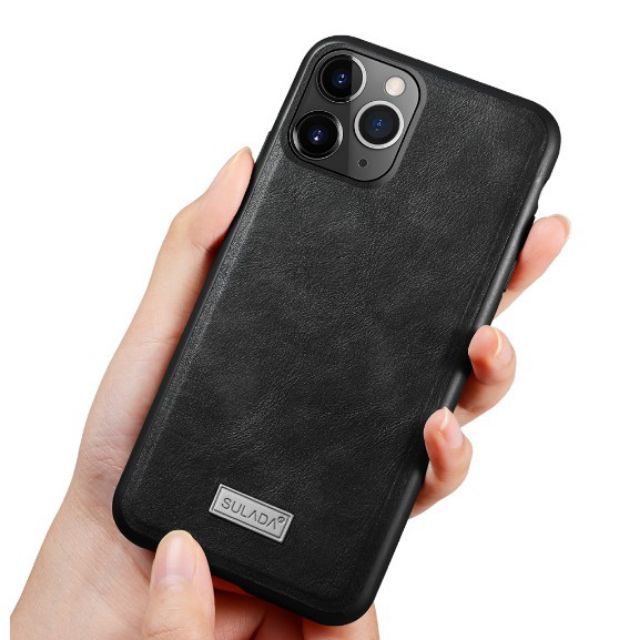 Ốp lưng sulada vân da iphone 11 6.1 / 11 pro 5.8 / 11 pro max 6.5 chính hãng