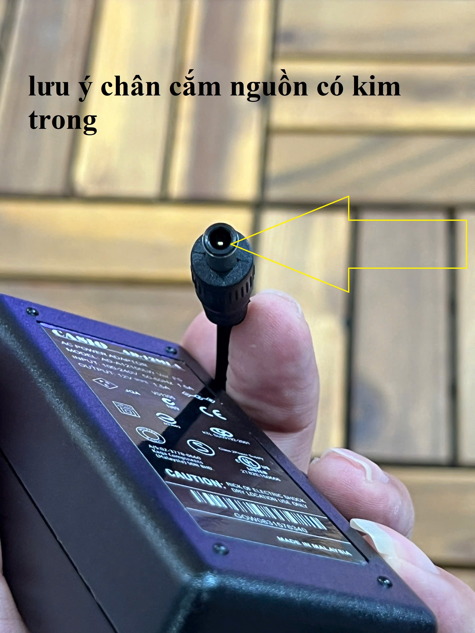 NGUỒN ĐÀN CASIO 12V 1.5A CHÂN KIM