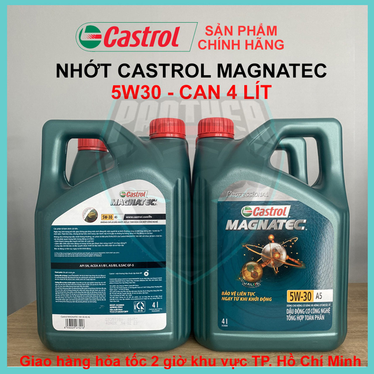 Nhớt Castrol MAGNATEC 5W30 0W20 Can 4 Lít