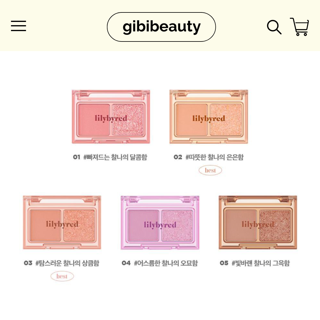 Bảng mắt LILYBYRED Little Bitty Moment Shadow