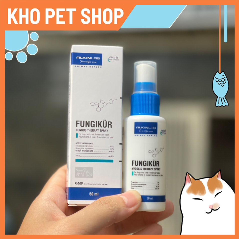 Fungikur - trị nấm cho chó mèo