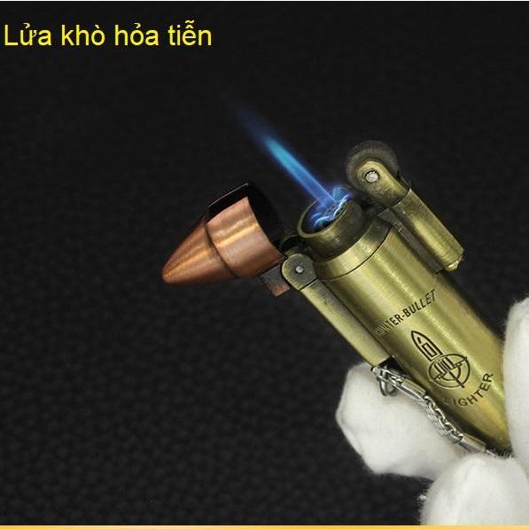 Bật Lửa Móc Khóa gas đá lửa khò kiểu APOLO độc đáo