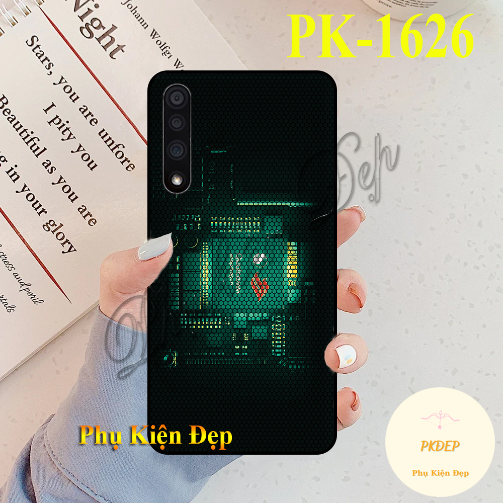 [HCM]Ốp lưng Vsmart Joy 4 dẻo đen in hình Công nghệ
