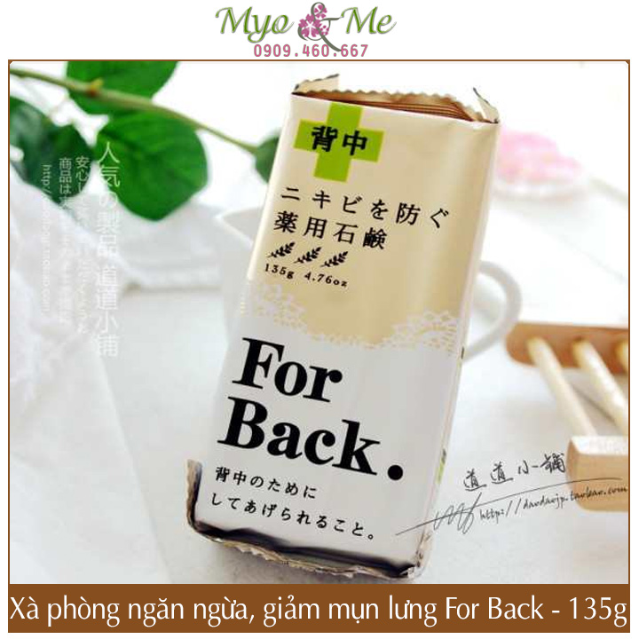 Combo xà phòng & gel xịt mụn lưng For Back giảm mụn, mờ thâm