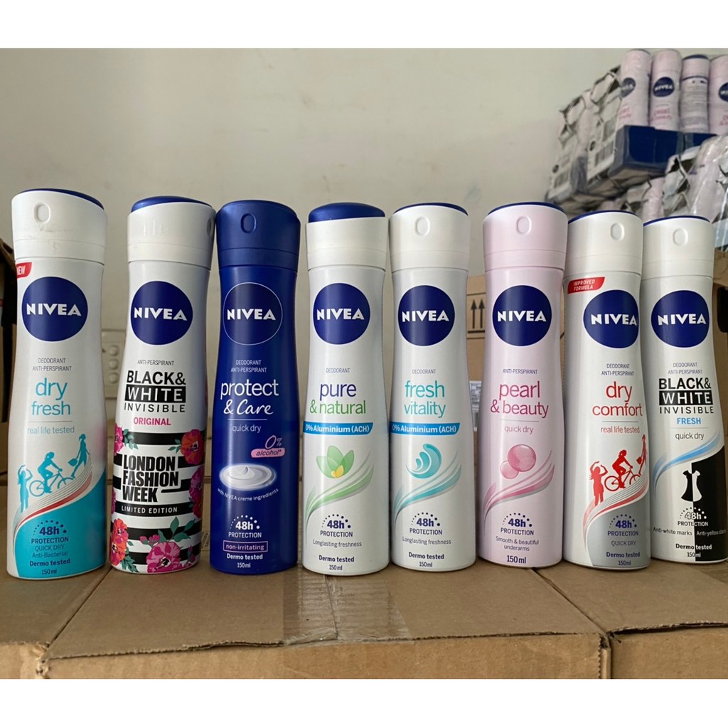 2 xịt khử mùi Nivea nữ - 150ml/chai