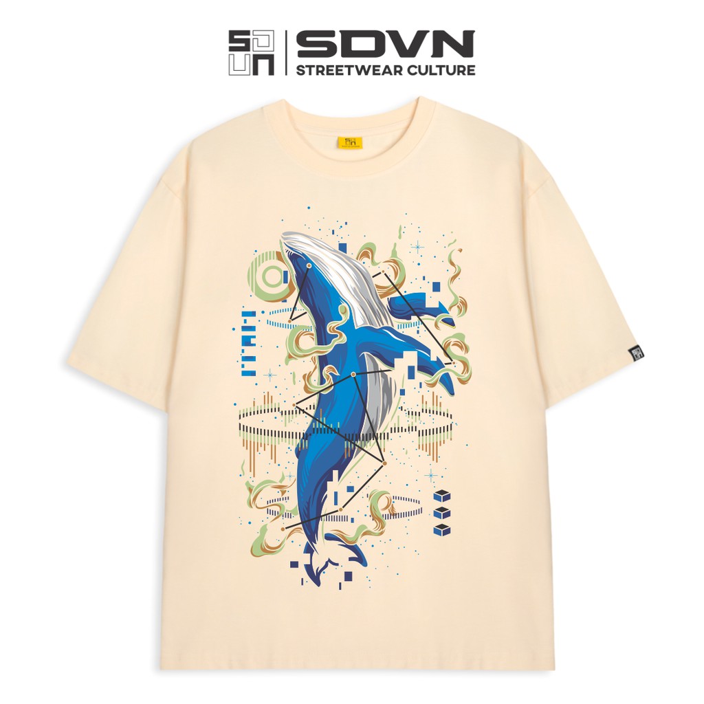 Áo Thun Unisex Nam Nữ SDVN Whale