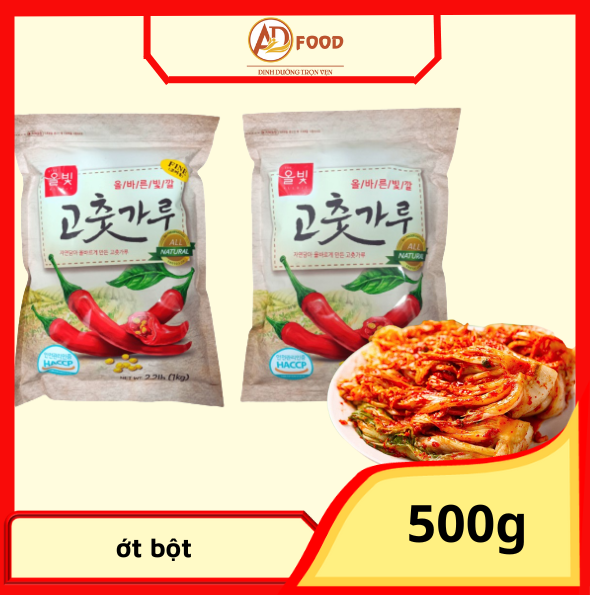 1KG ỚT BỘT HAECHAM NHẬP KHẨU HÀN QUỐC (ỚT MẢNH LÀM KIM CHI)