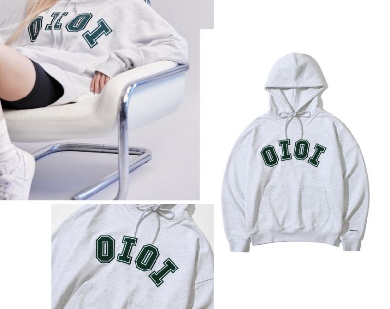 Áo khoác nỉ unisex form rộng nữ Áo sweater hoodie nam nữ hình OIOI DC311