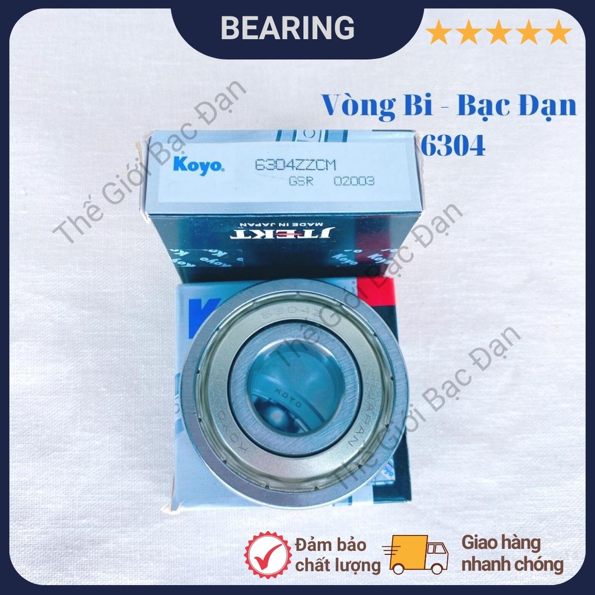 Vòng bi bạc đạn 6304 ZZCM KOYO -Thế Giới Bạc Đạn