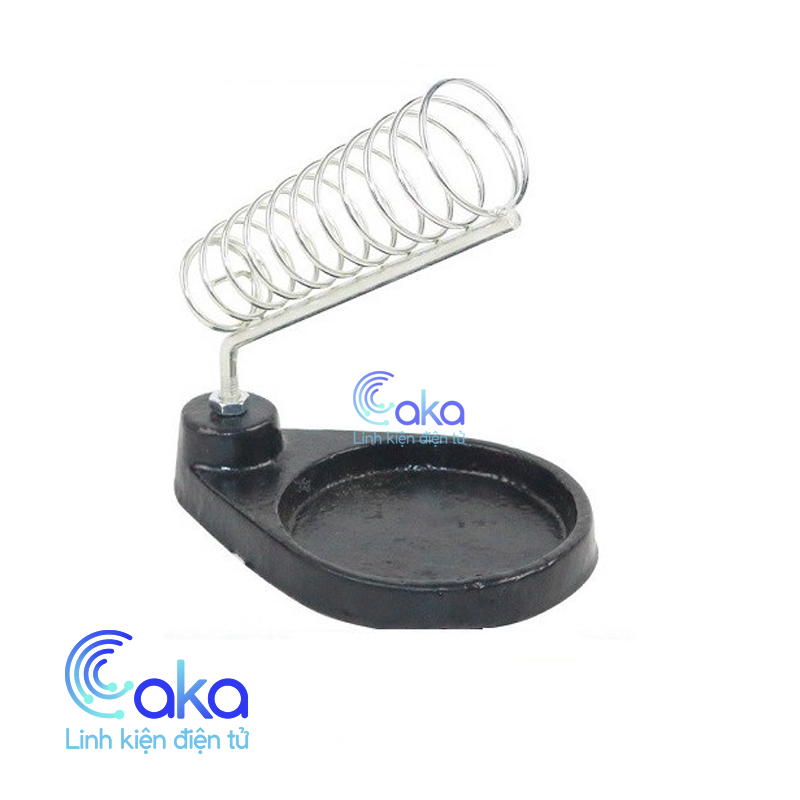 Đế gác mỏ hàn lò xo, Kệ gác mỏ hàn cách nhiệt có chỗ để bọt biển vệ sinh mỏ hàn