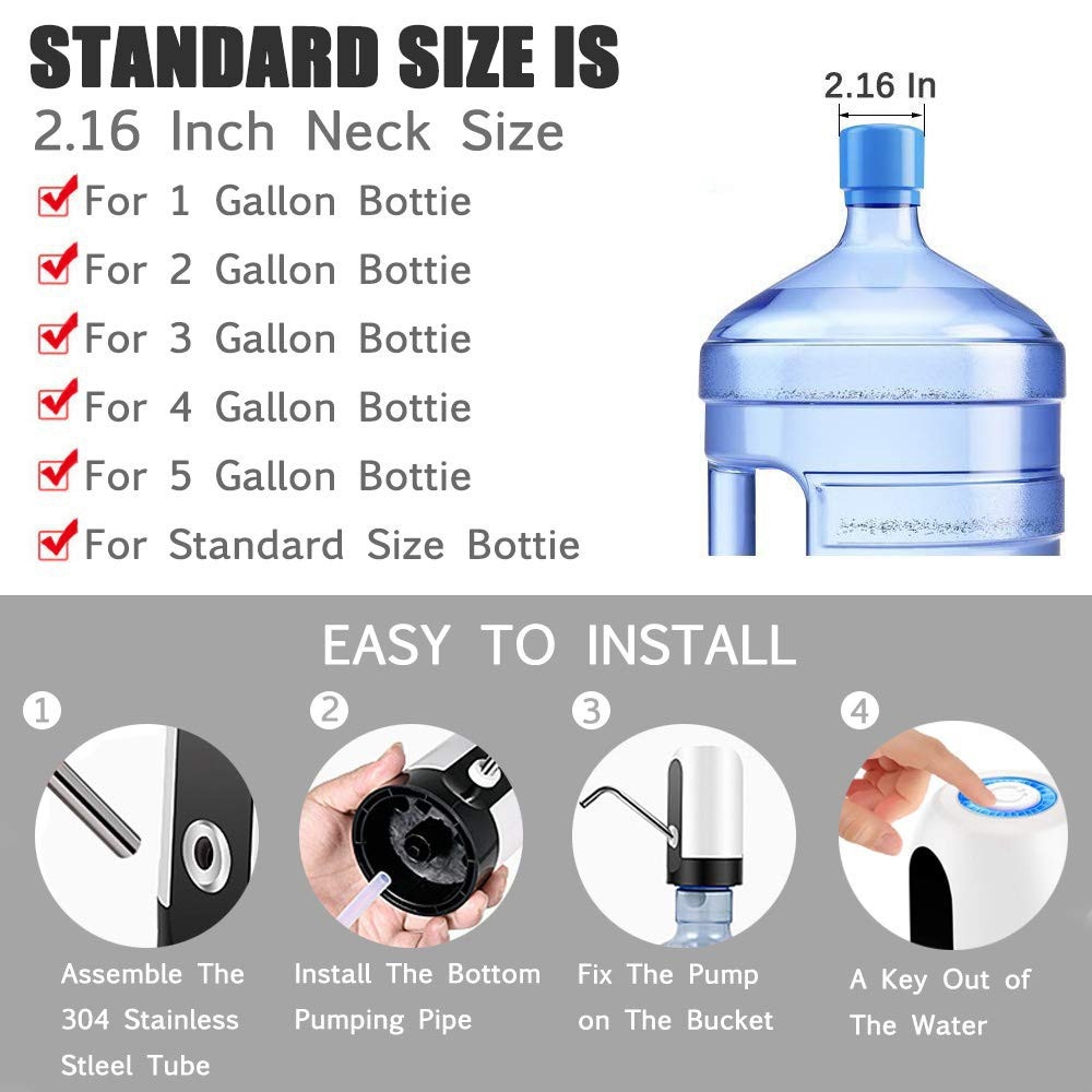 Máy bơm nước khoáng từ bình - Máy hút nước mini - Máy lấy nước
