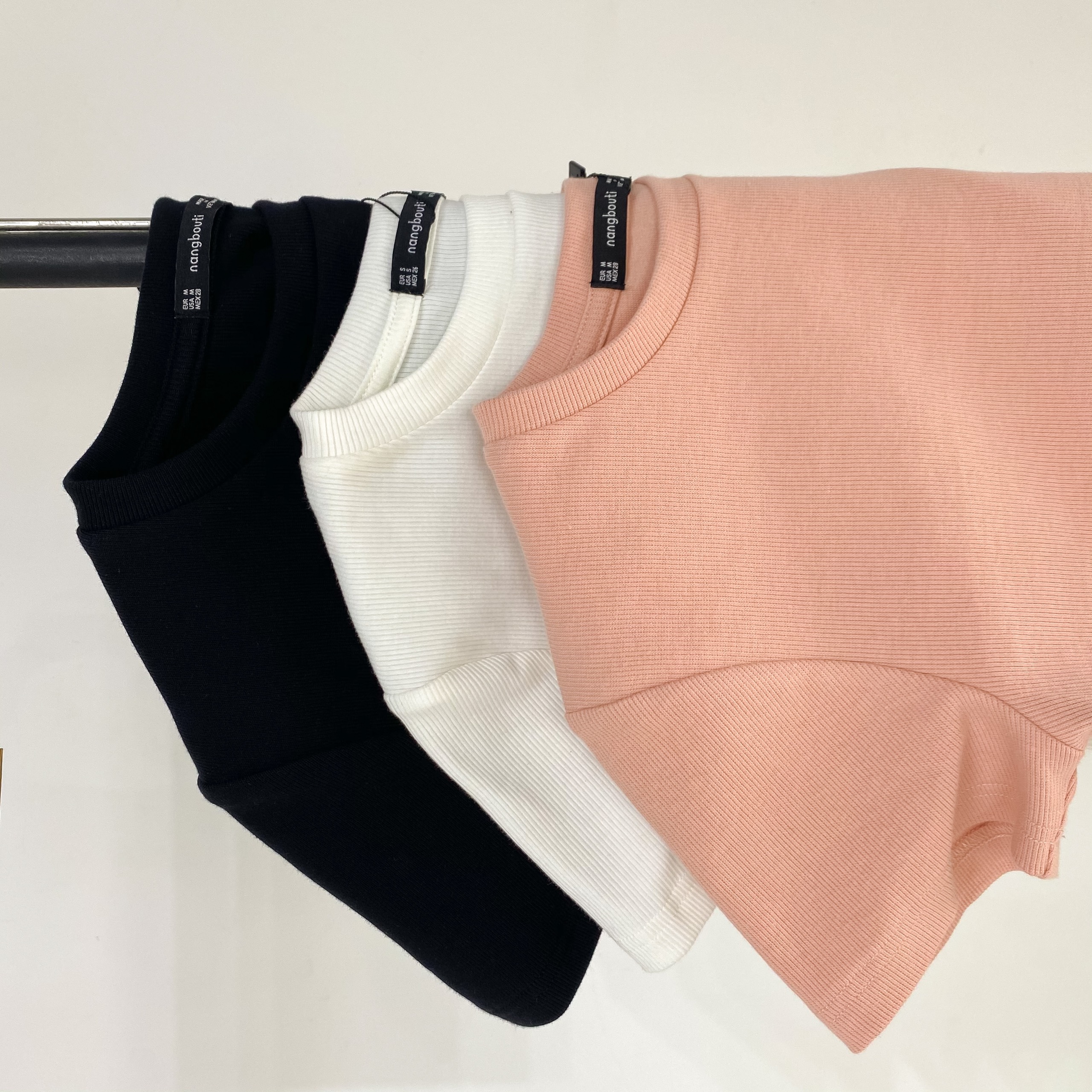 Áo thun BASIC thun gân - A20436
