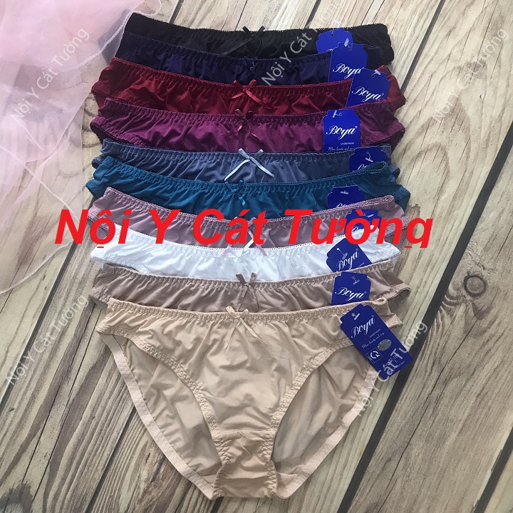 combo 3 quần thun lạnh trơn boya, quân lót thun lạnh, quần thun lạn nữ, quan lot nu, quan chip nu
