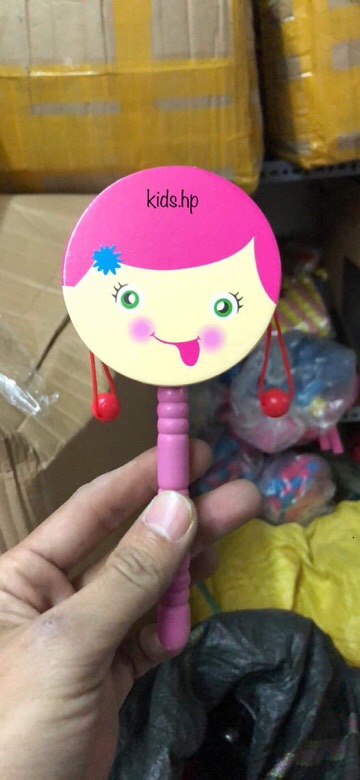 Đồ chơi lục lạc trống lắc cầm tay