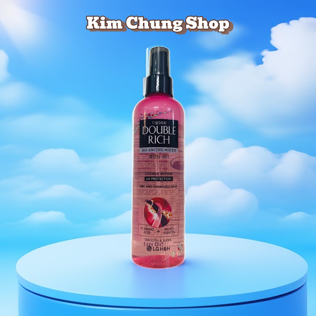Nước xịt dưỡng tóc Double Rich Hồng 250ml