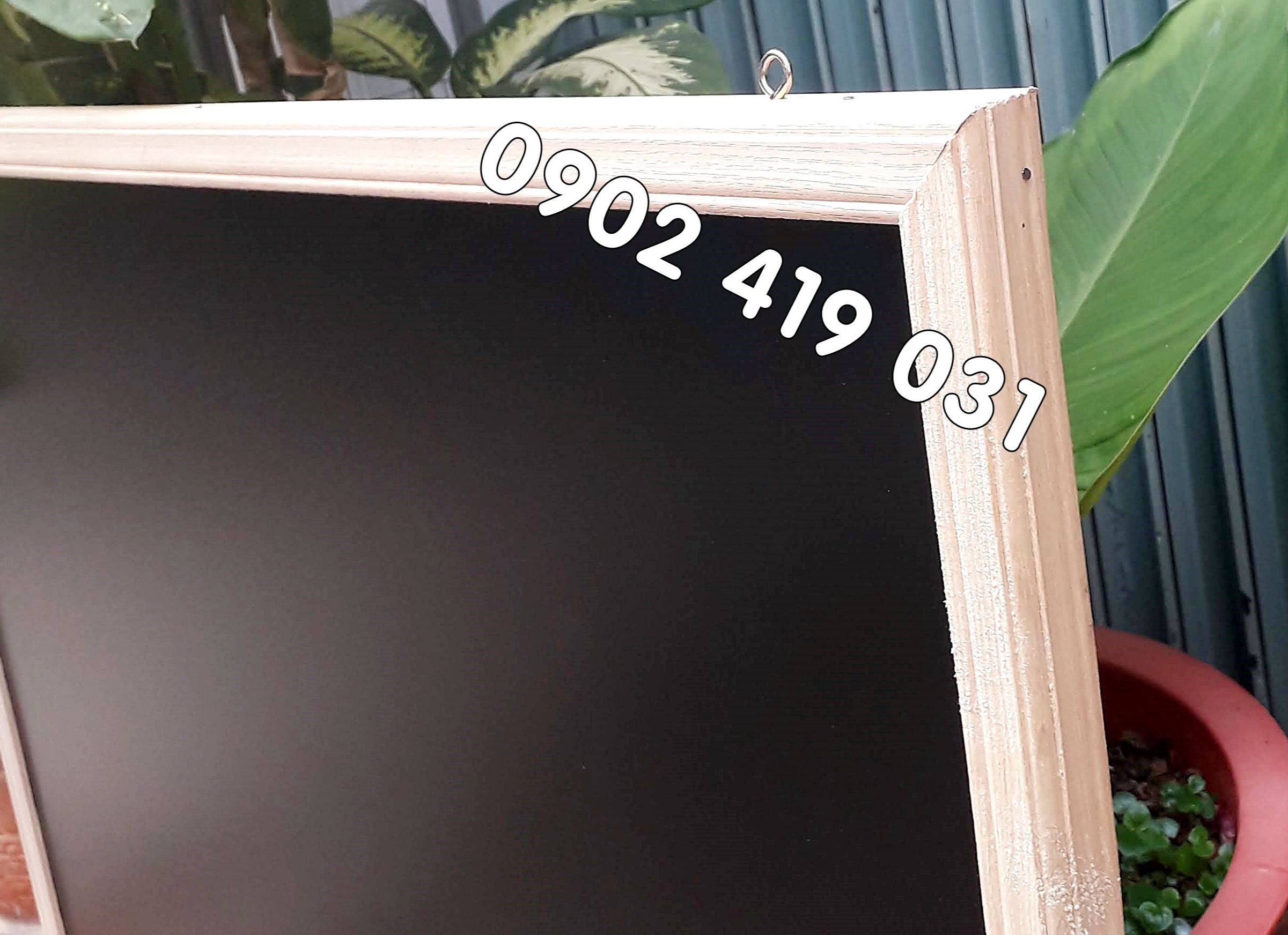 Bảng Menu Khung Gỗ Treo Tường 60 x 80cm [ Tặng hộp phấn màu ]