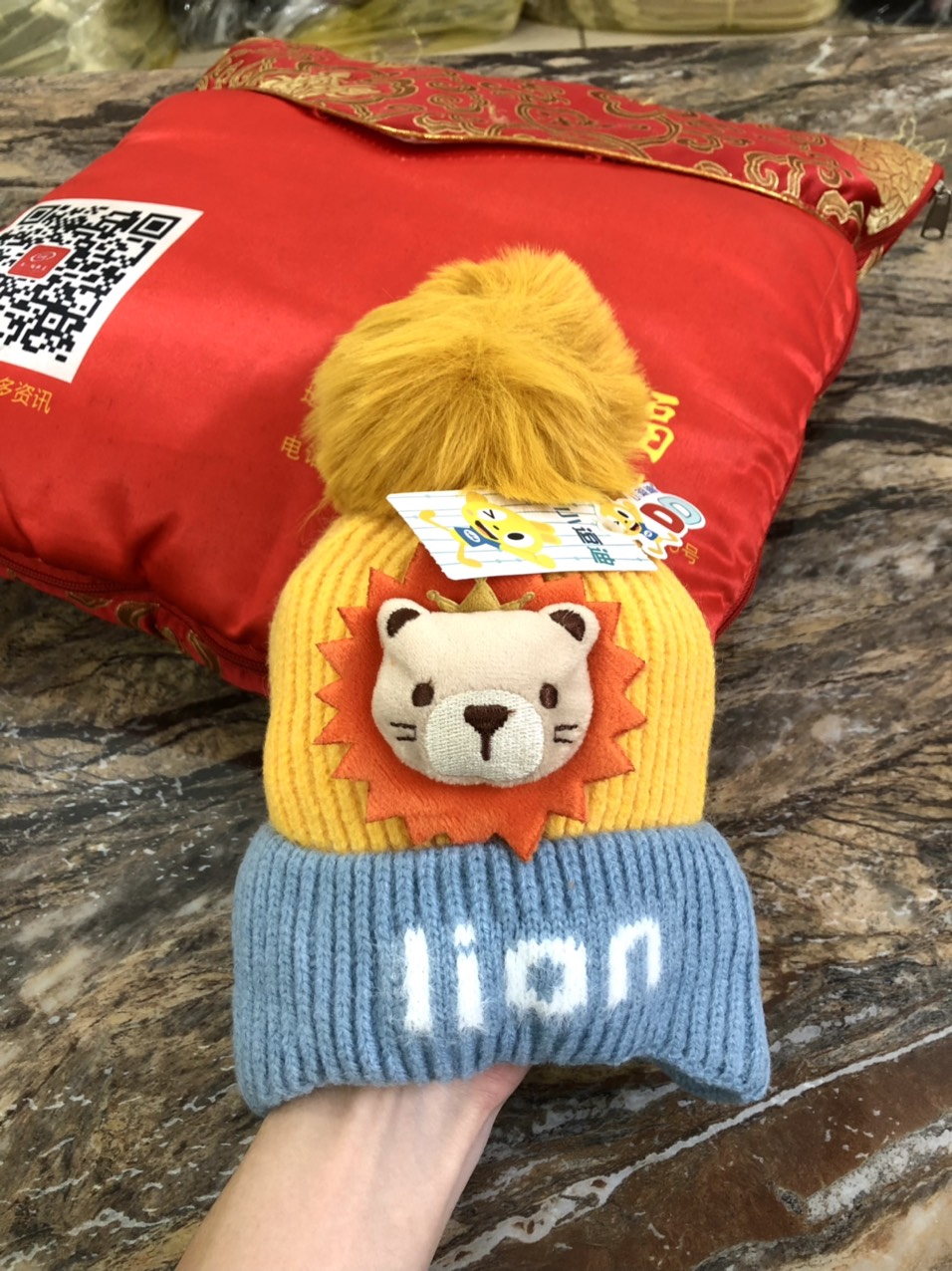 (M06) Mũ Len Lion Hình Sư Tử Mẫu Cực Đẹp Siêu Kute. Hàng Quảng Châu Cao Cấp