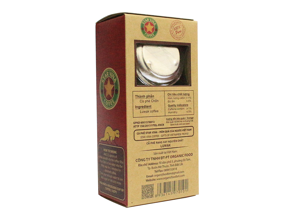 Coffee mink luwak-4 box pot x 250g