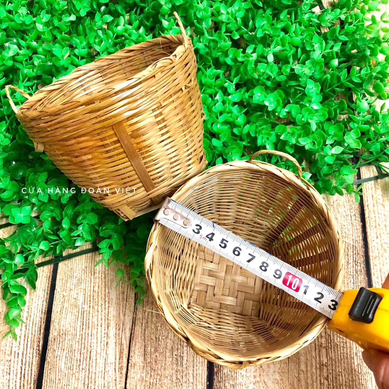 Giỏ Tre - Cần Xe Mini Trang Trí Cực Xinh