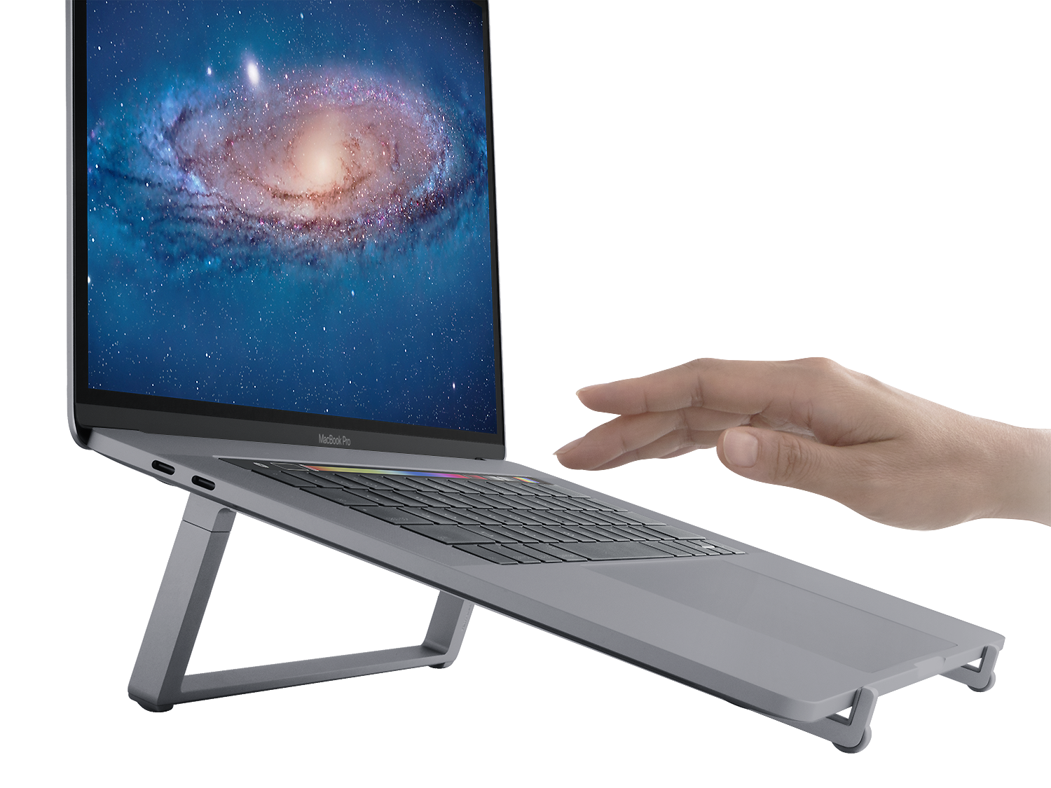 GIÁ ĐỠ TẢN NHIỆT RAIN DESIGN (USA) MBAR PRO FOLDABLE LAPTOP GRAY - RD-10083