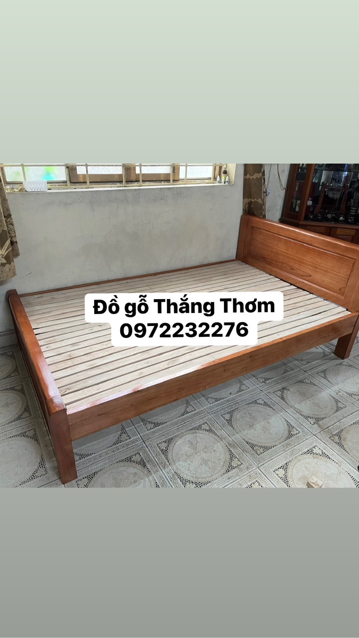 Giường xoan gỗ tự nhiên