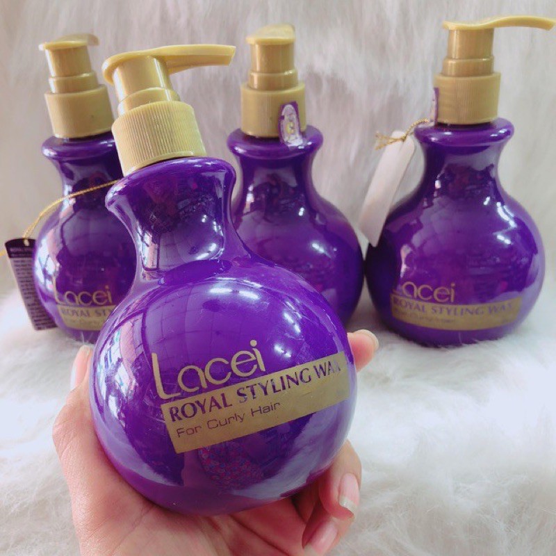 Wax tạo kiểu tóc uốn lacei tím 300ml