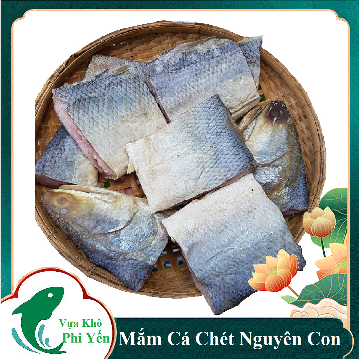 Khô cá chét bao mặn đặc sản cà mau