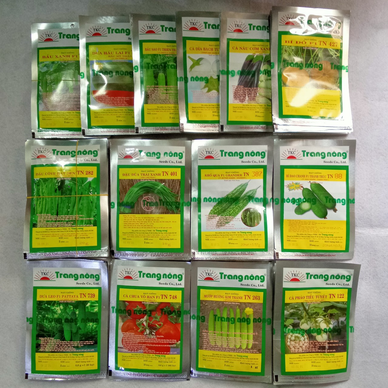HẠT GIỐNG RAU ĂN QUẢ  HIỆU TRANG NÔNG