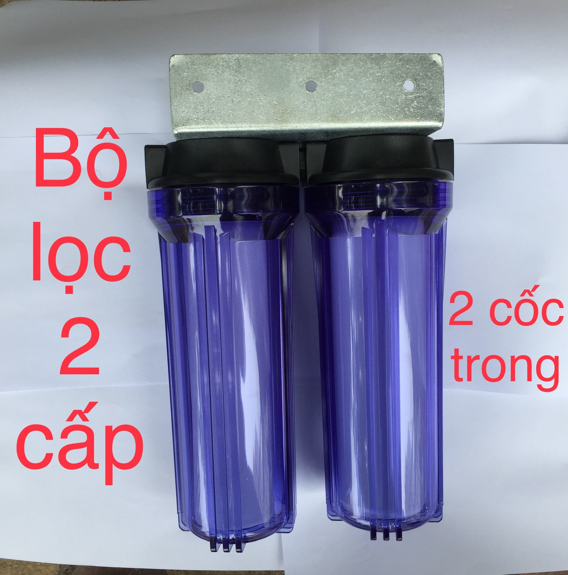 Bộ lọc nước sinh hoạt 2 cấp ren 21