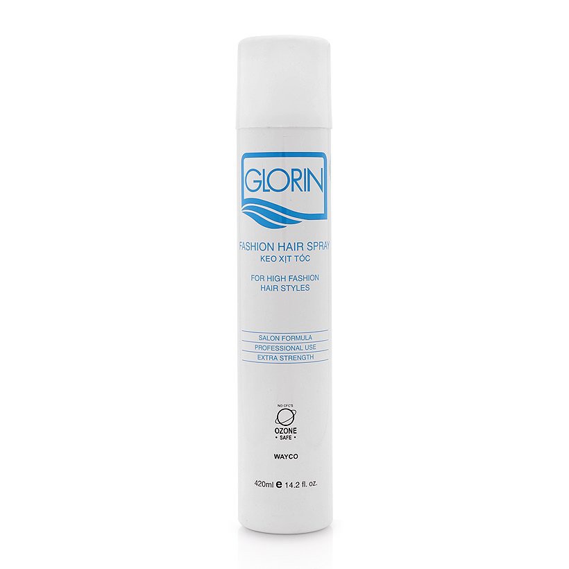 Keo xịt tóc mềm hoặc cứng Glorin 420ml