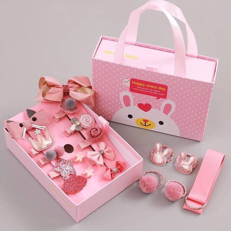Set 18 món Kẹp tóc,cài tóc cho bé gái [New 2018]