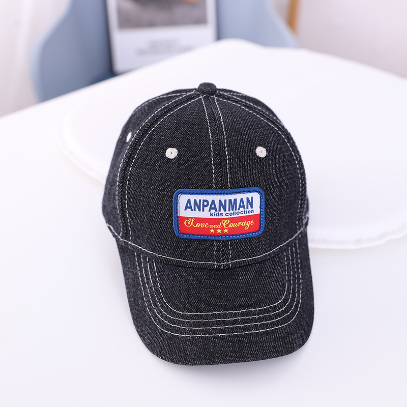 nón kết nón lưỡi trai jean logo cá tính cho bé