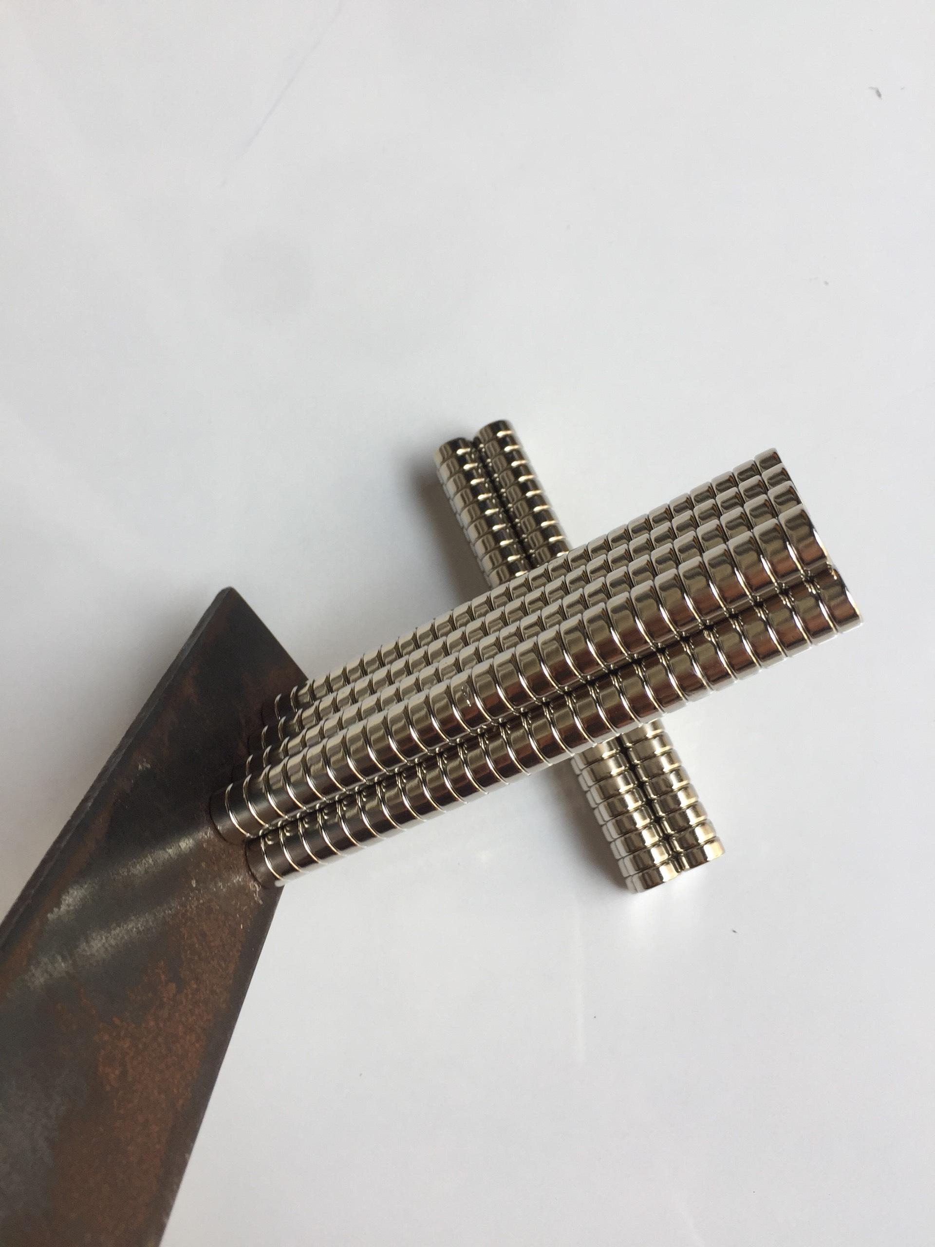 [HCM]Nam châm cực mạnh Ø 10x3mm nam châm NdFeB trắng đất hiếm